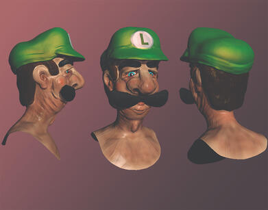 Mudbox Luigi