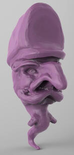 ZBrush Purple Creature