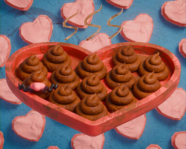 Wario Valentines Postcard